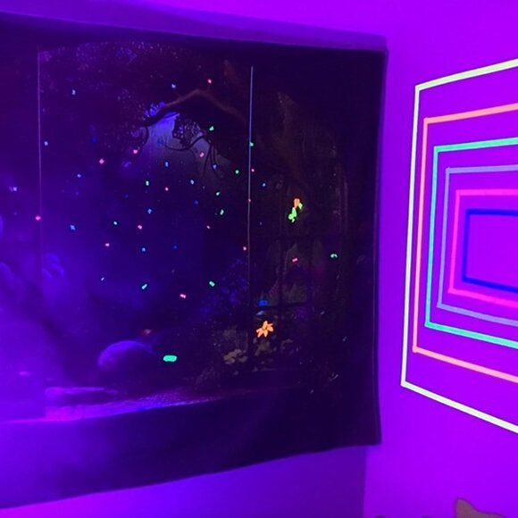 NEW 2 Pack 30W LED Black Lights, Blacklight Flood Light with Plug, IP66 Water - Picture 2 of 7